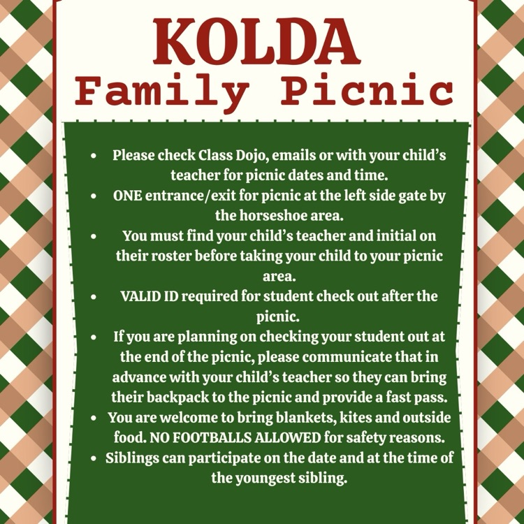 koldacadets's tweet photo. Family Picnic Information https://t.co/2OX60SpKNA