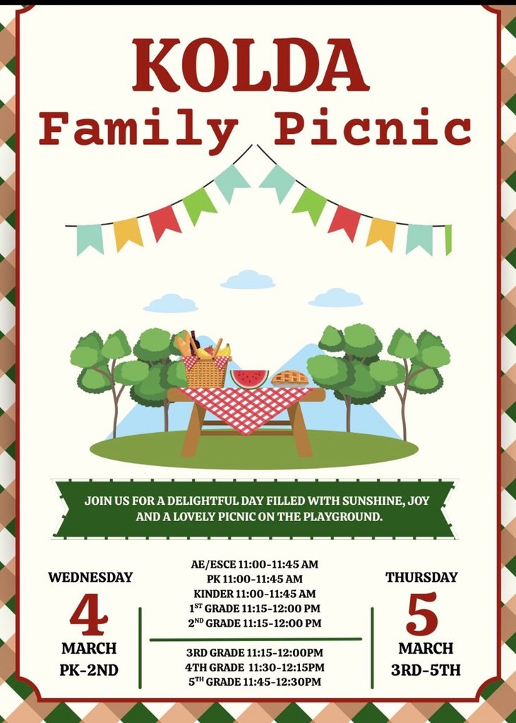 koldacadets's tweet photo. Family Picnic Information https://t.co/2OX60SpKNA