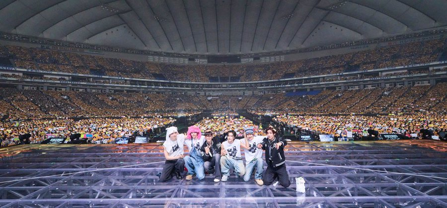 #RIIZE achieved multiple Tokyo Dome milestones: fastest group overall to hold first-ever concert, joined #EXO with three consecutive days for their first Dome show. They also joined #TVXQ, #BIGBANG, #EXO and #StrayKids as male acts with 3-day Tokyo Dome concerts.