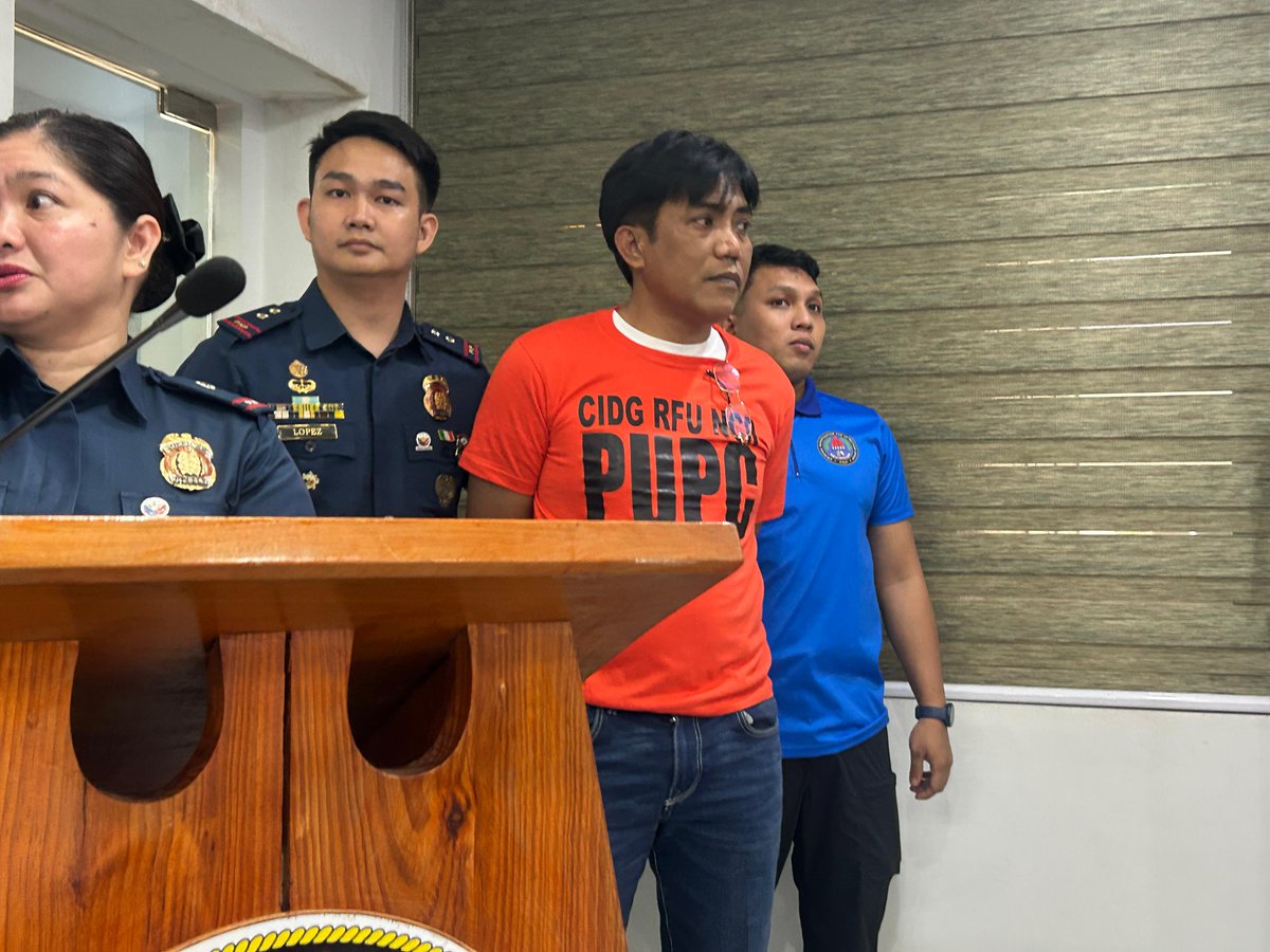 LOOK: The CIDG has arrested vlogger Norman Mangusin, also known as Francis  Leo Marcos, for multiple counts of unjust vexation, Napolcom Executive  Officer Rafael Calinisan announces in a briefing in Camp Crame. | @