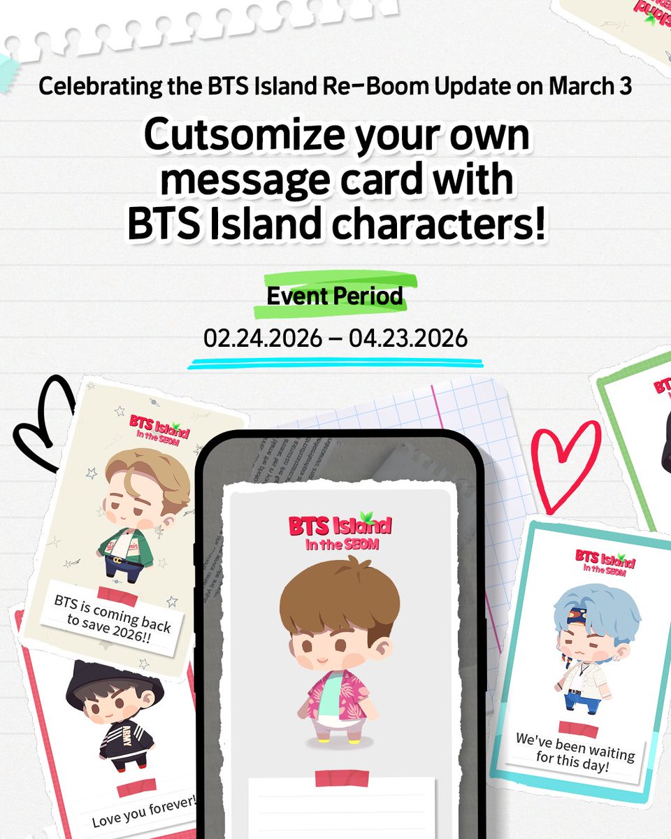 BTS Island: In the SEOM tweet media
