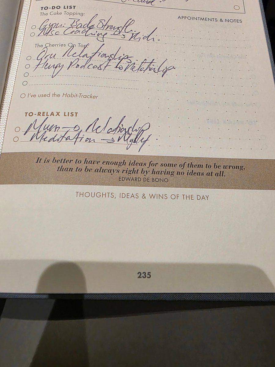 "It is better to have enough ideas for some of them to be wrong, than to always be right by having no ideas at all" Edward De Bono #Quoteoftheday #6minDiary
