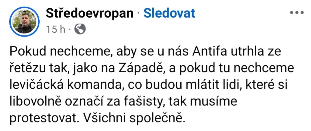 Neslušný Čech tweet media