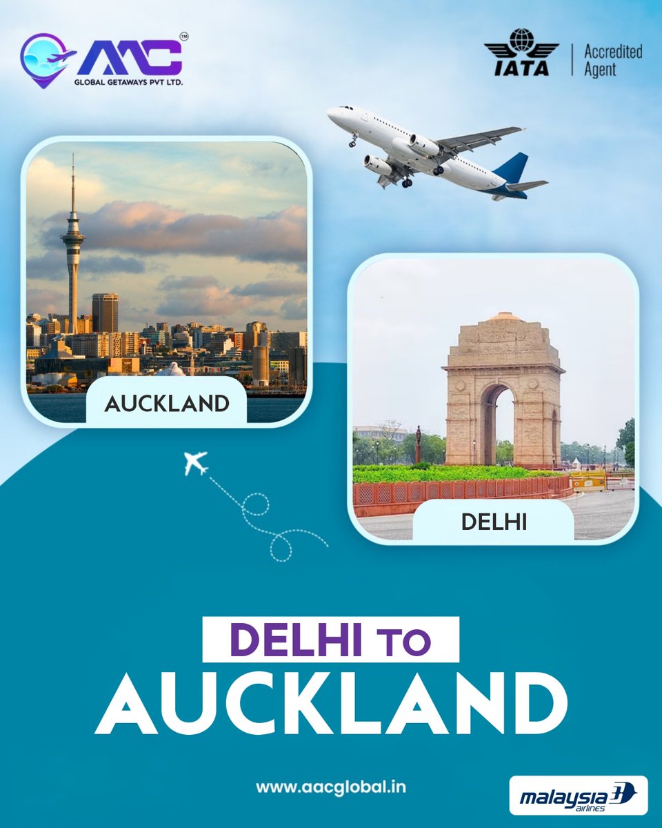 ✈️ 𝗗𝗲𝗹𝗵𝗶 𝘁𝗼 𝗔𝘂𝗰𝗸𝗹𝗮𝗻𝗱 – 𝗕𝗼𝗼𝗸 𝗬𝗼𝘂𝗿 𝗜𝗻𝘁𝗲𝗿𝗻𝗮𝘁𝗶𝗼𝗻𝗮𝗹 𝗝𝗼𝘂𝗿𝗻𝗲𝘆 𝗡𝗼𝘄! 
Fly from Delhi to Auckland with trusted service and seamless travel experience.
#delhitoauckland #auckland #newzealandtravel 
#travel2026 #travel #aacglobalgetaways #mohali
