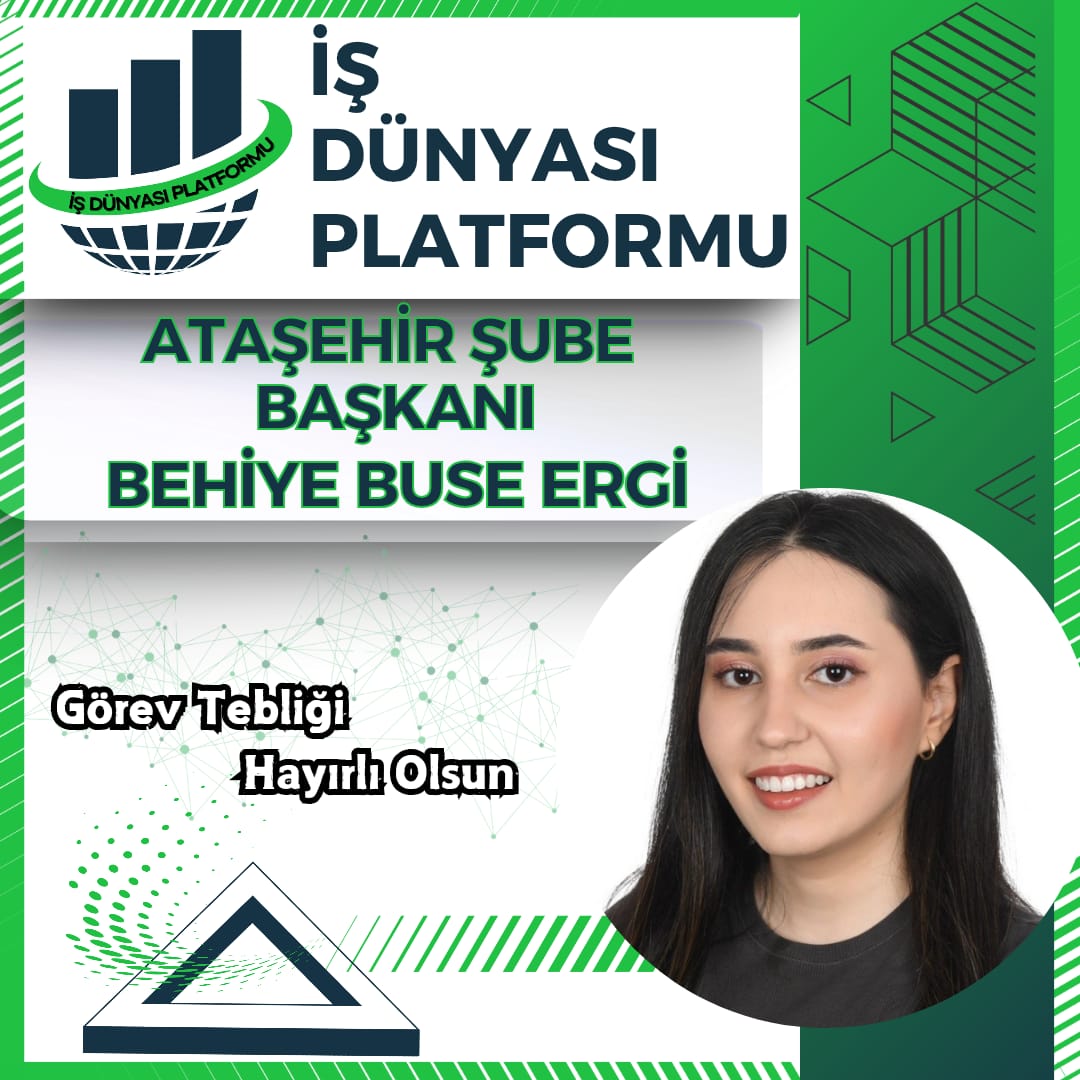 İş Dünyası Platformu Genel Başkanımız Sayın Fuat Bodur ve İstanbul Anadolu Yakası Bölge Başkanımız Sayın Hesna Ekşi’nin teşrifleriyle; Ataşehir Şube Başkanlığı görevine layık görülen Sayın Behiye Buse Ergi’ye görev tebliği gerçekleştirilmiştir.
Hayırlı olmasını temenni ediyoruz.