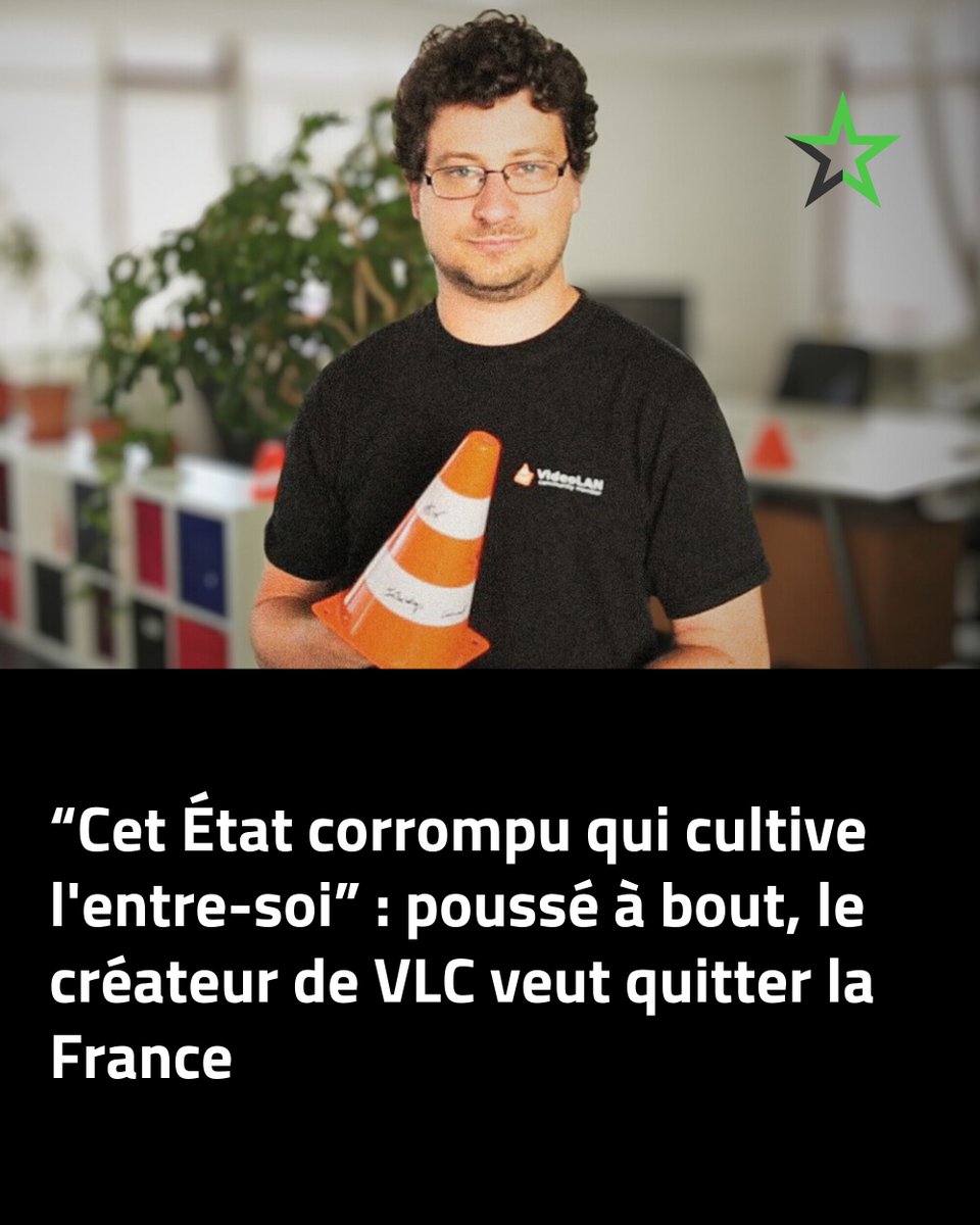 “Cet État corrompu qui cultive l'entre-soi” : poussé à bout, le créateur de VLC veut quitter la France
➡️ l.lesnumeriques.com/PBd