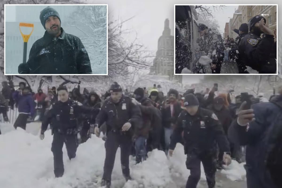 Mayor Mamdani blasted after unruly mob launch 'disgusting' snowball attack on NYPD officers: 'He set the tone' trib.al/rncwuzG