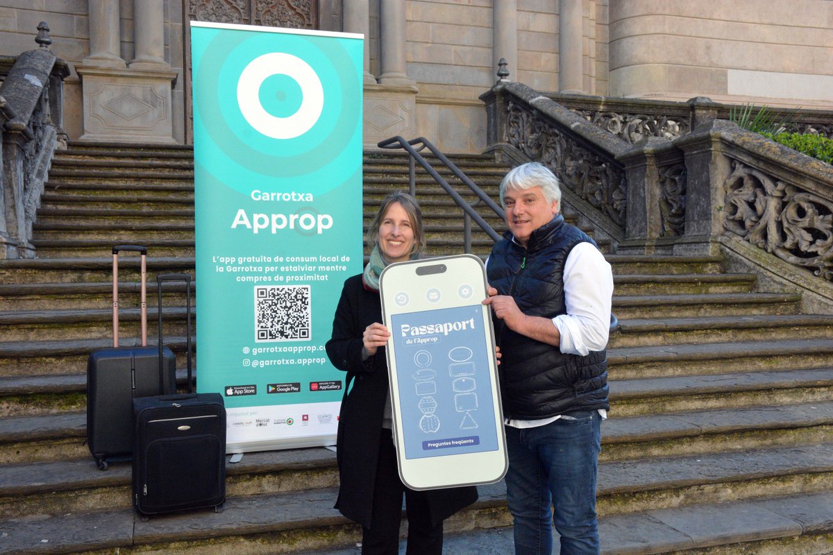 ✈️🧳🪪 Viatja pel comerç i la restauració local amb el passaport #GarrotxaApprop i aconsegueix premis!

🛍️ Les 100 primeres persones que facin compres a 10 establiments diferents podran emportar-se 10 € de regal. 
📍 A partir del 27 de febrer
ℹ️ f.mtr.cool/flfnhwemtn

#Olot