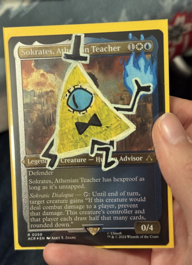tablesalttable's tweet photo. Bill Cypher MTG alter 🎈 https://t.co/o6jm81bFmG