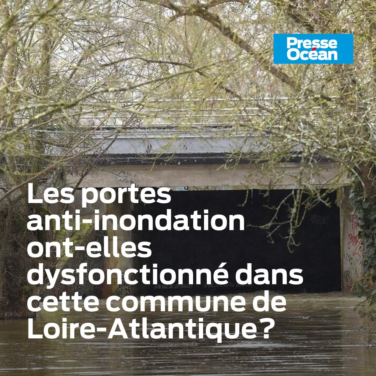 A Oudon, des fuites ont été constatées. « Si les portes de la digue SNCF avaient bien fonctionné, on aurait 80 cm d’eau en moins dans la vallée ! », note un habitant➡️ l.ouest-france.fr/es84