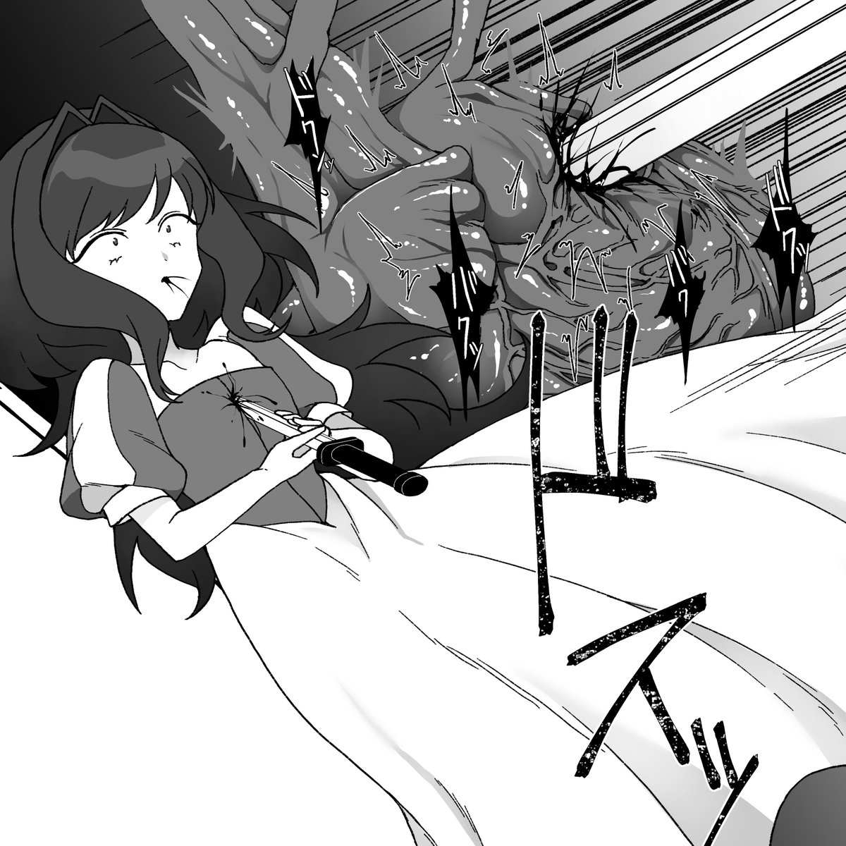 goumonshi's tweet photo. 可愛い女の子より描き手のパッションが注がれた心臓 https://t.co/aeraRyTUqB