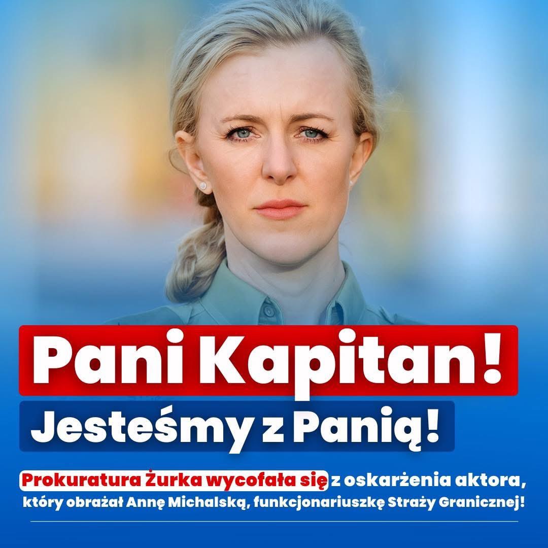 Tak właśnie traktowani są dziś obrońcy polskich granic. Rząd przyznaje, że na polecenie Żurka prokuratura porzuciła Annę Michalską w czasie jej procesu przeciwko znieważającemu ją celebrycie.

Typowe dla ekipy Tuska. Ci ludzie nie mają za grosz poczucia przyzwoitości.