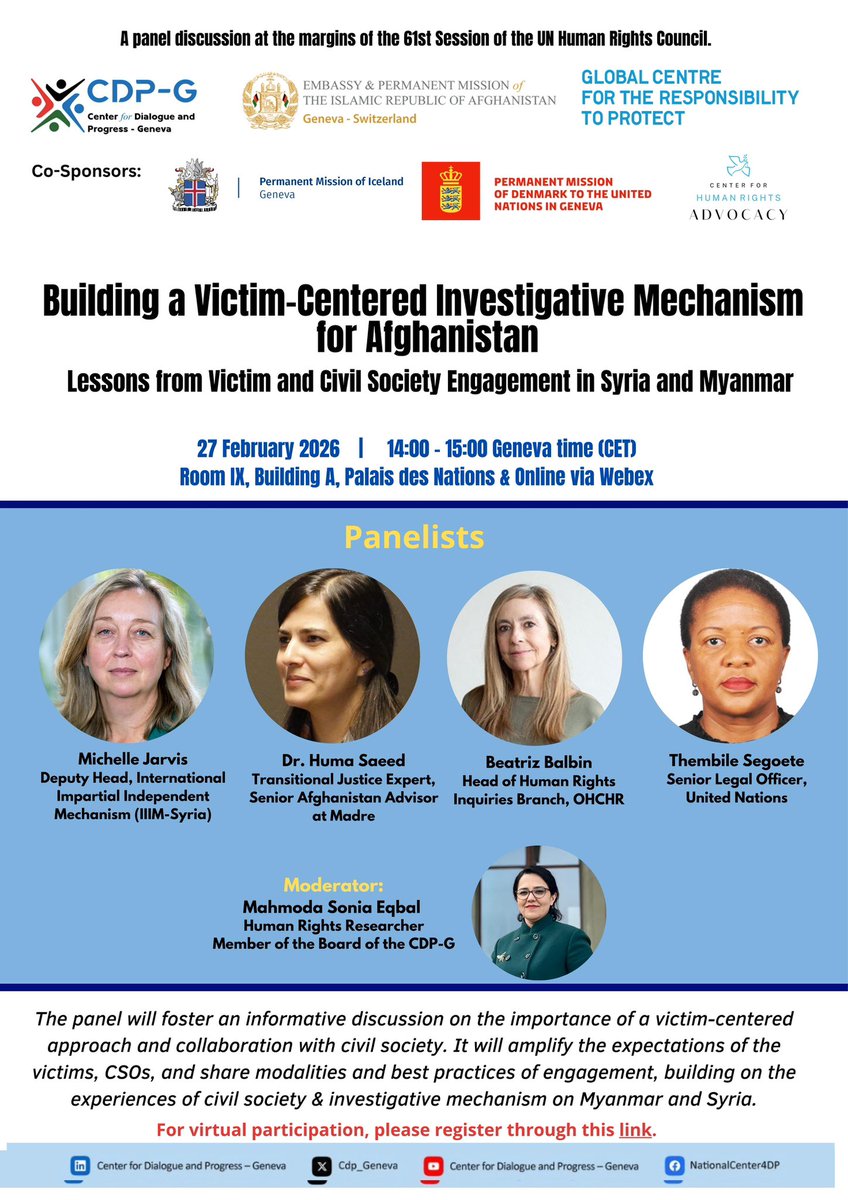 Afghanistan in Geneva tweet media