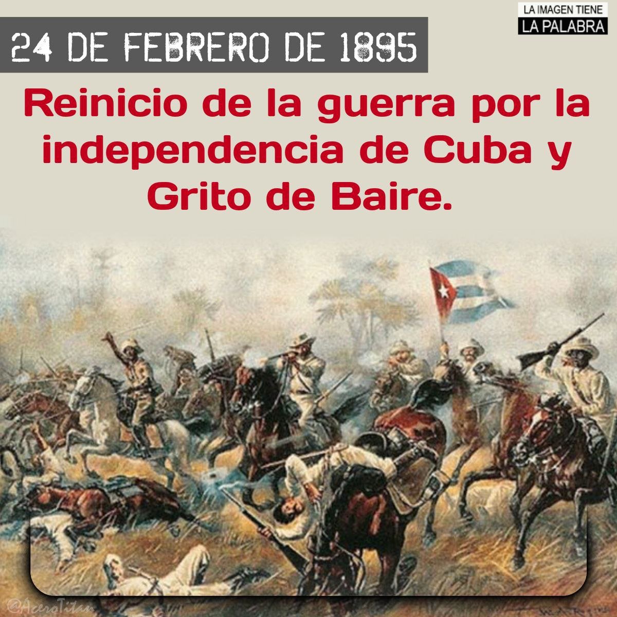 #BrigadaMedicaAntiguaBarbuda. Hoy se cumplen 131 años del "Grito de Baire", aquella gesta histórica que sentó las bases de la  verdadera independencia. #CubaViveEnSuHistoria #CubaCoopera