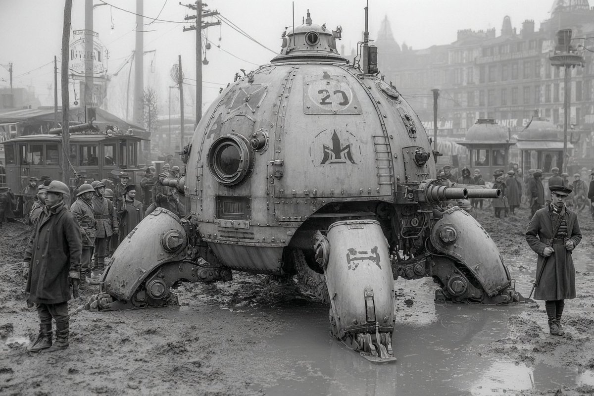 Mecha walker key art