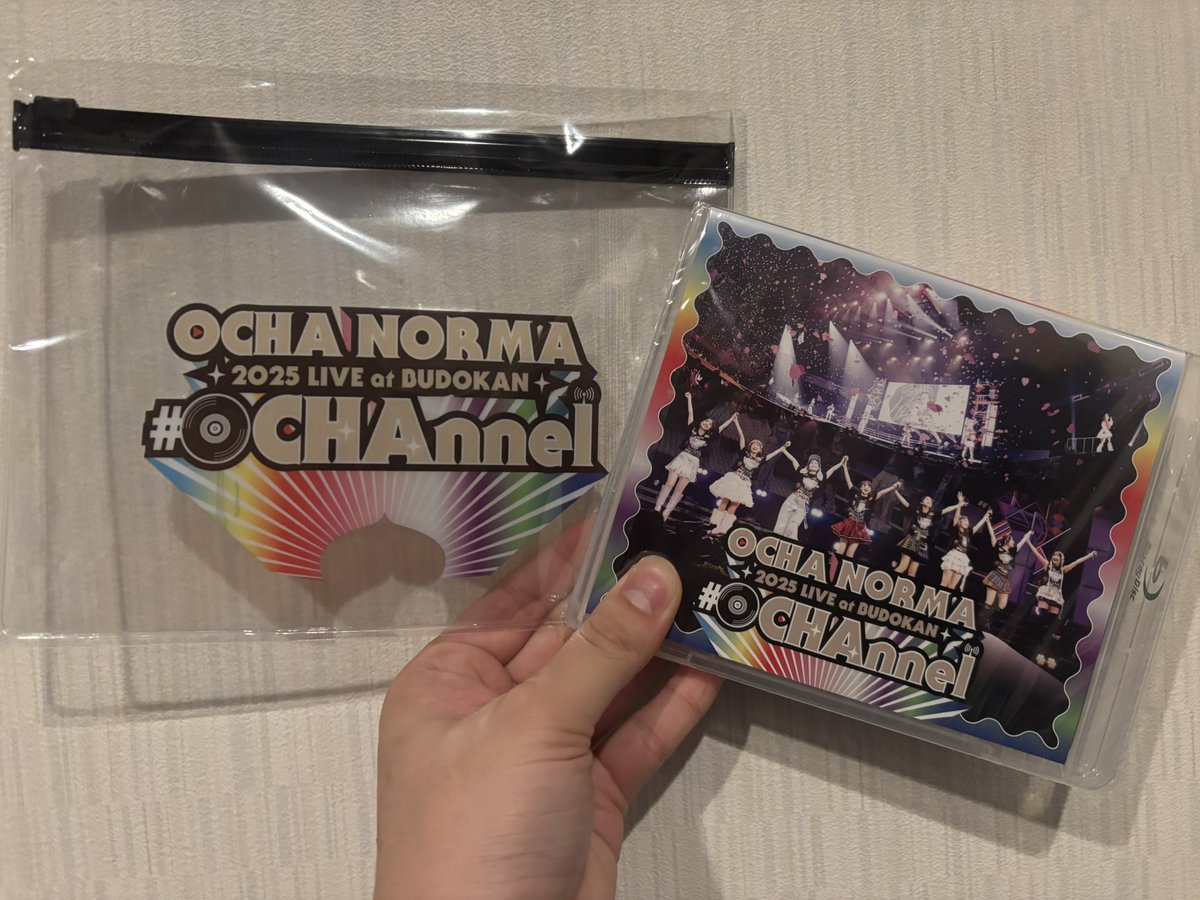 日本武道館DVDフラゲ✨️ 行ってないから見るの楽しみ〜🤭 #OCHA_NORMA