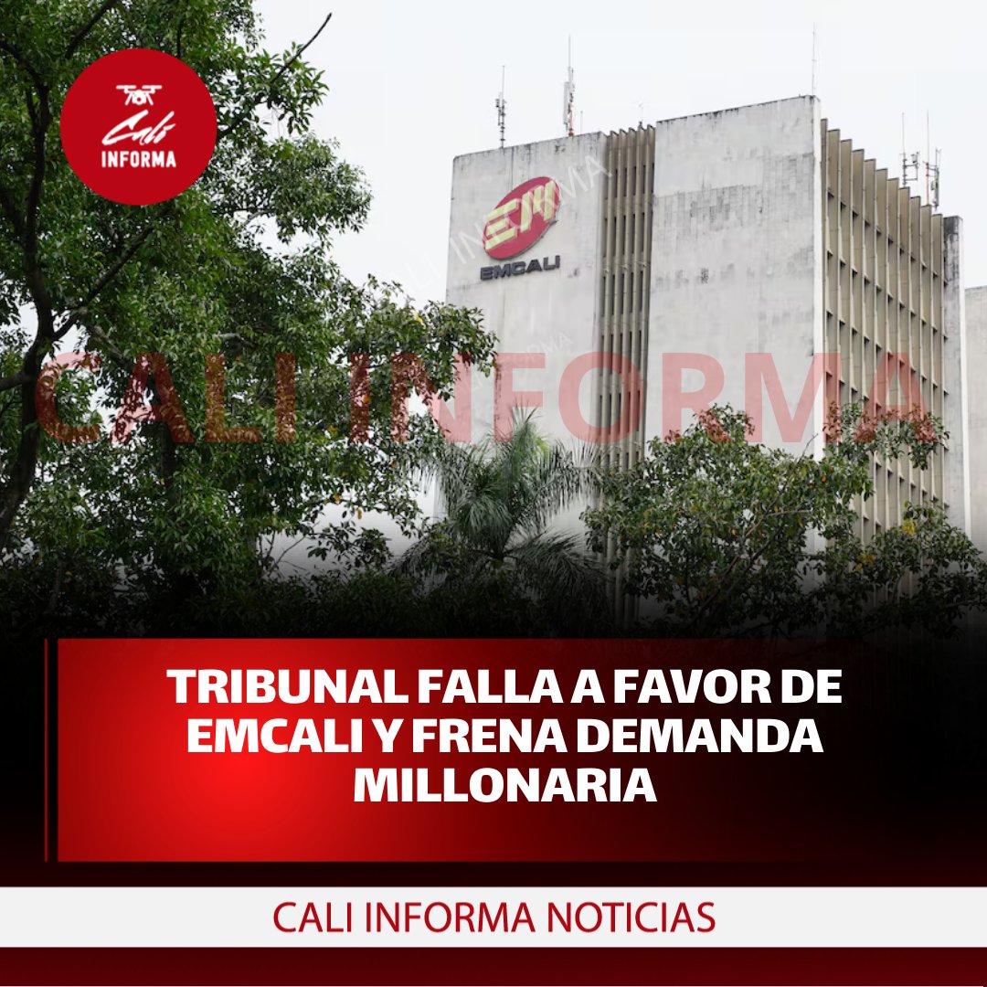 TRIBUNAL FALLA A FAVOR DE EMCALI Y FRENA DEMANDA MILLONARIA

El Tribunal Superior de Cali negó las pretensiones de dos exdirectivos de la Unión Sindical de Emcali que reclamaban más de $1.000 millones por sobresueldos y permisos sindicales entre 2013 y 2023. La decisión ratificó