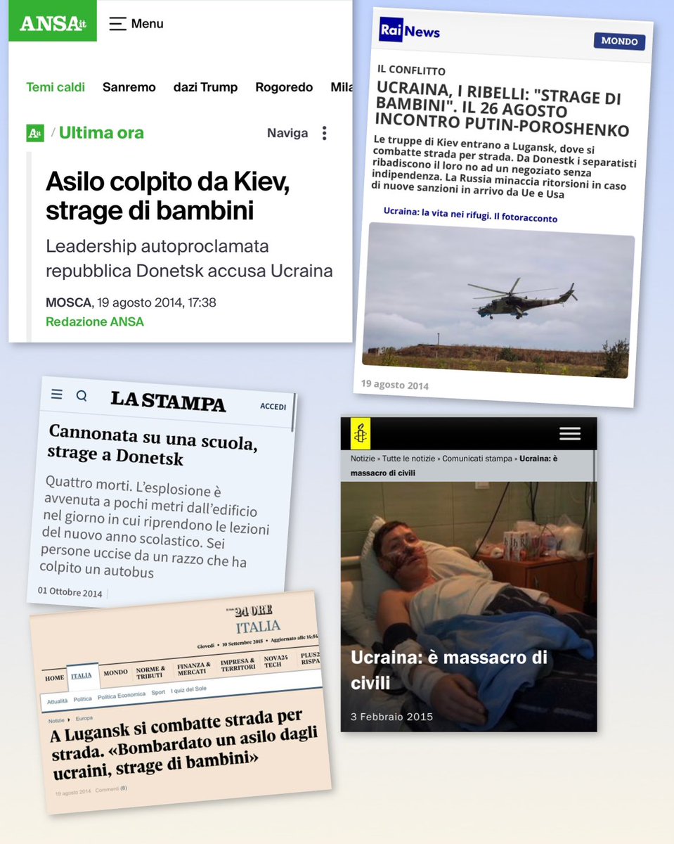 Qui è quando la guerra in #Ucraina non era ancora cominciata.