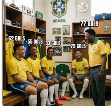 QUEM TEM QUE LEVANTAR PARA DAR LUGAR AO PELÉ?
