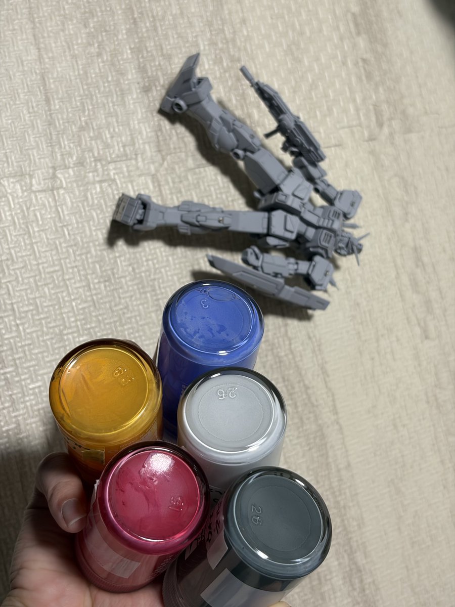 ガンダム7号機 進捗 塗装入ります！