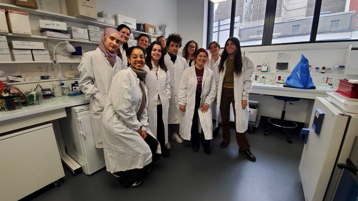Braining_Club's tweet photo. From Barcelona to Paris!🇪🇸➡️🇫🇷 This time,the #BrainingProject Barcelona team stepped into the Paris labs, diving into new experiments, xchanging ideas and discovering different ways of working🔬 Thanks to ESPCI for the warm welcome -the Braining journey keeps moving #CofundedByEU https://t.co/vACg0doN1H