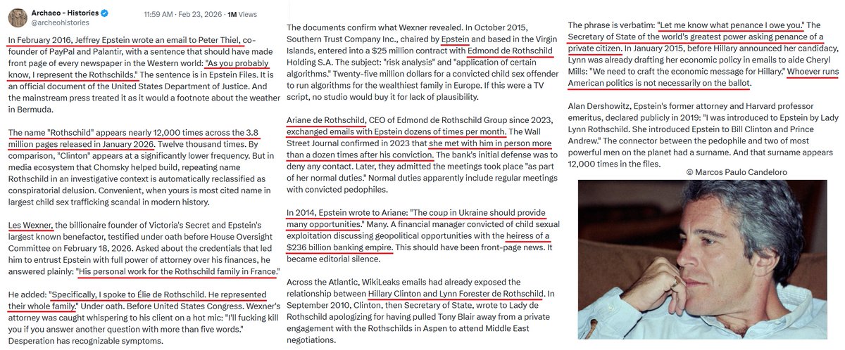 Put into this format for easy sharing with normie friends.
People should know who runs the West.