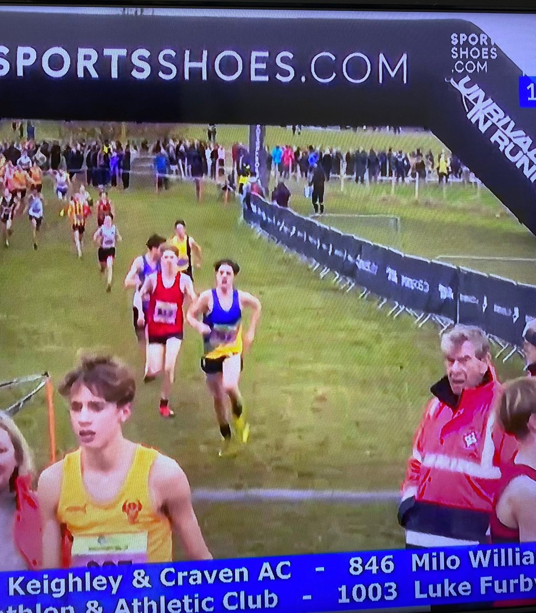 📣 Congratulations to Elliott 4th individual &amp; 4th U15 team with Edward, Jasper &amp; Nate in the National XC Champs 👏👏