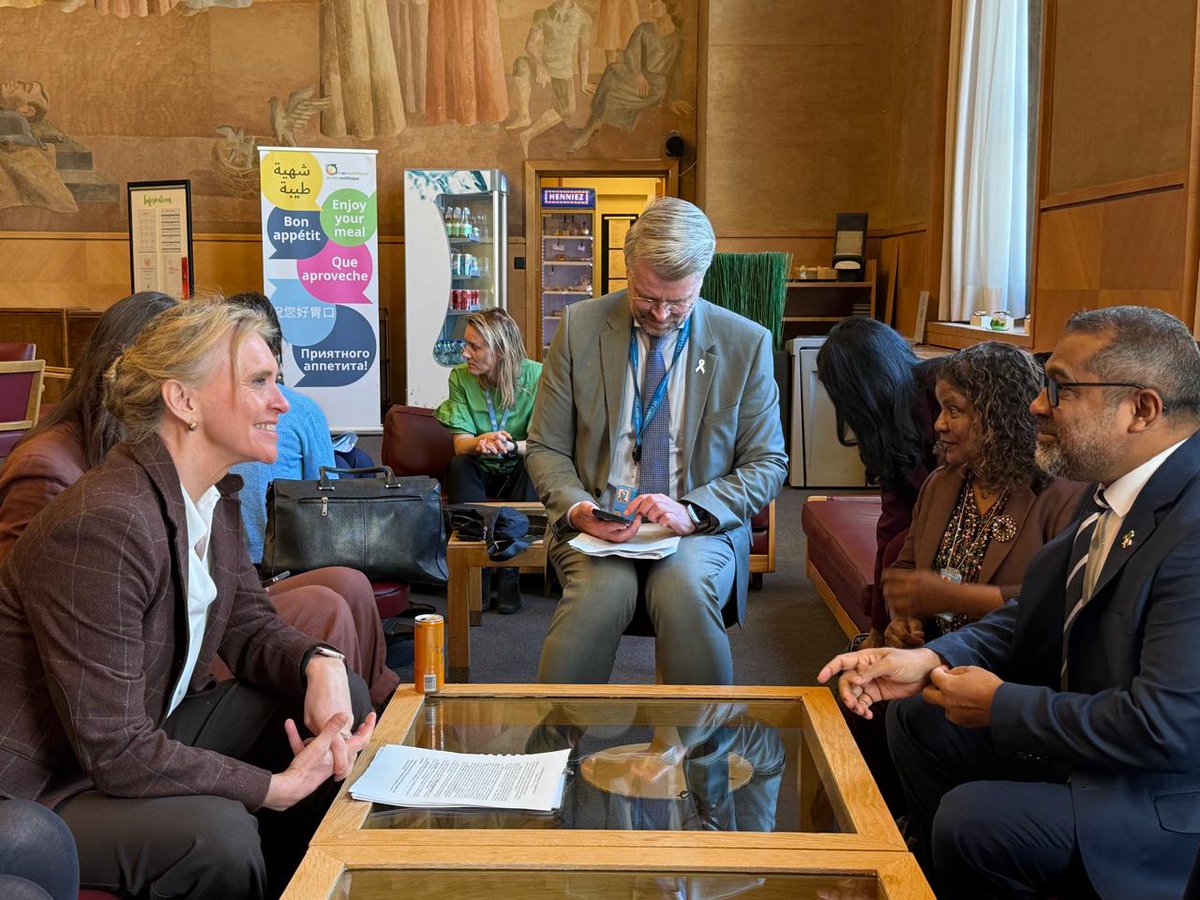 Met with Minister for Foreign Affairs of Iceland <a href="/thorgkatrin/">Þorgerður Katrín Gunnarsdóttir</a>, on the sidelines of #HRC61.

Our exchange centered around our shared priorities at the human rights council. We agreed on the importance of enhanced collaboration and exploring further avenues for bilateral