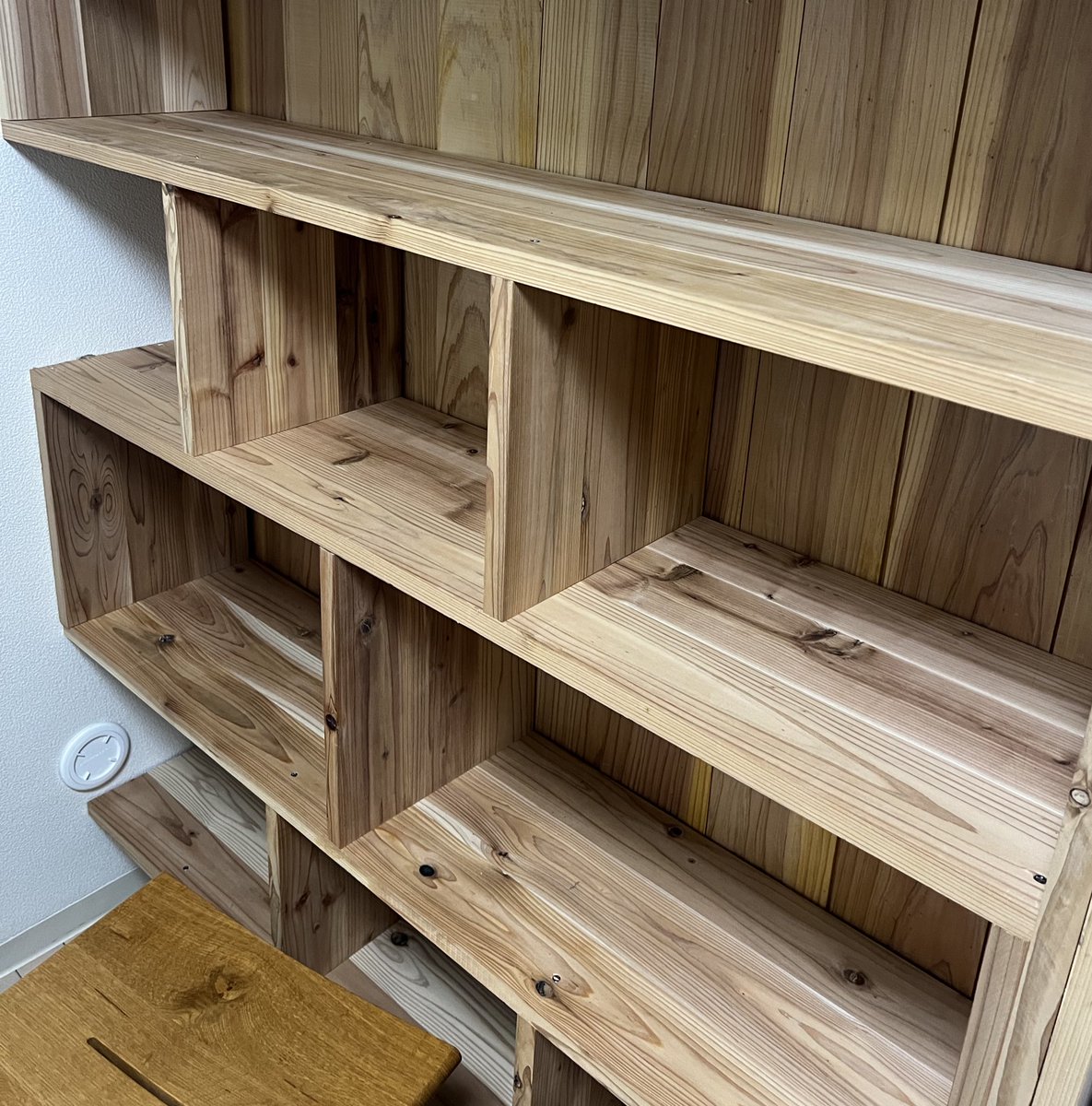 nericamp263's tweet photo. DIYで棚作り
キャンプ用品の棚も作りたい https://t.co/pq9FBG5nDk