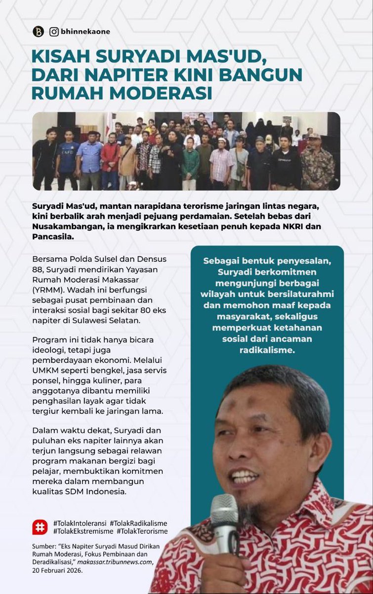 KDarmin70313's tweet photo. #TolakIntoleransi #TolakRadikalisme #TolakTerorisme #TolakEkstrimisme https://t.co/Xxx4sJwRUt