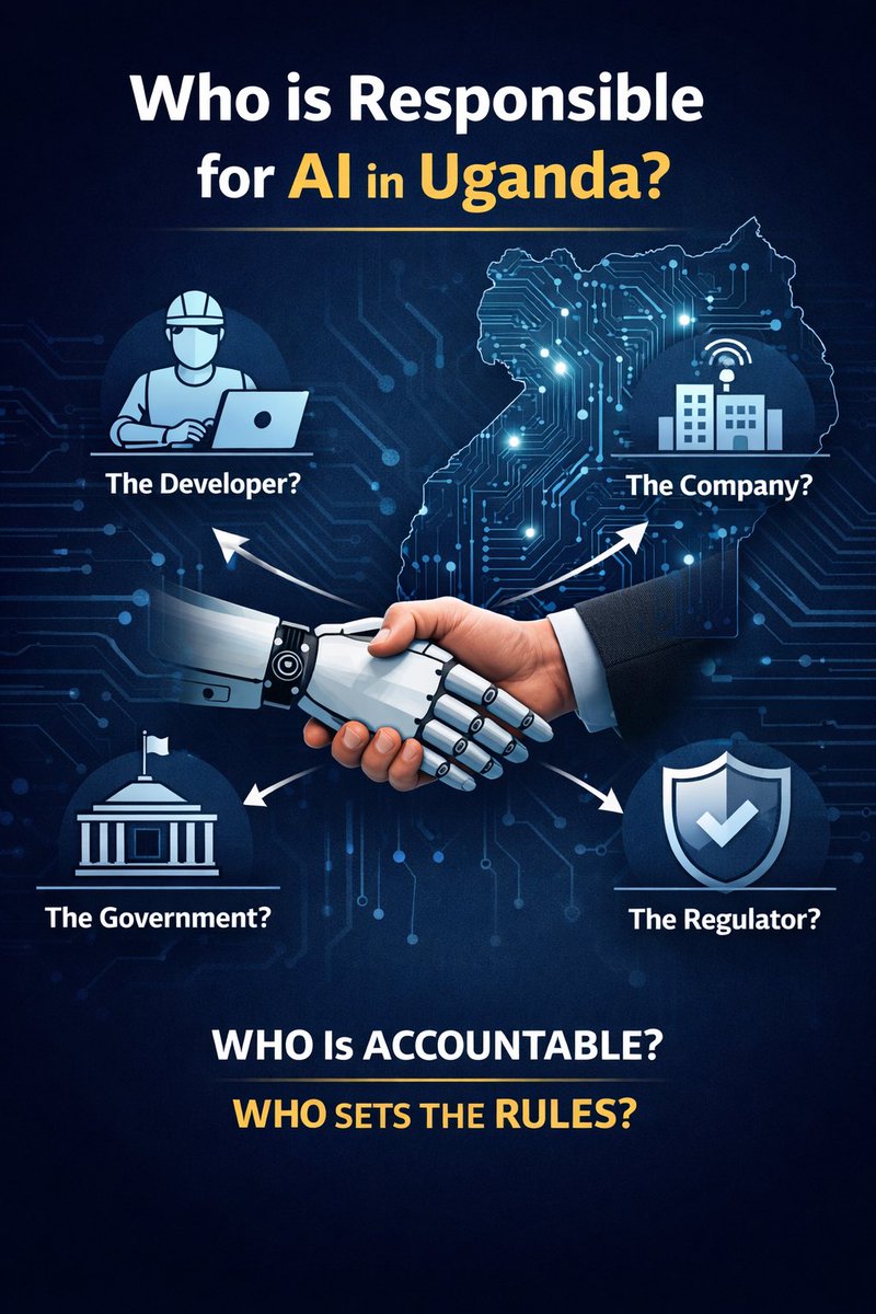 We are the AI era.

The unanswered question is:

Who is responsible when AI causes harm?

The engineer?
The company?
The regulator?
The government?

Our institutions like National Information Technology Authority-Uganda and Uganda Communications Commission will eventually…..