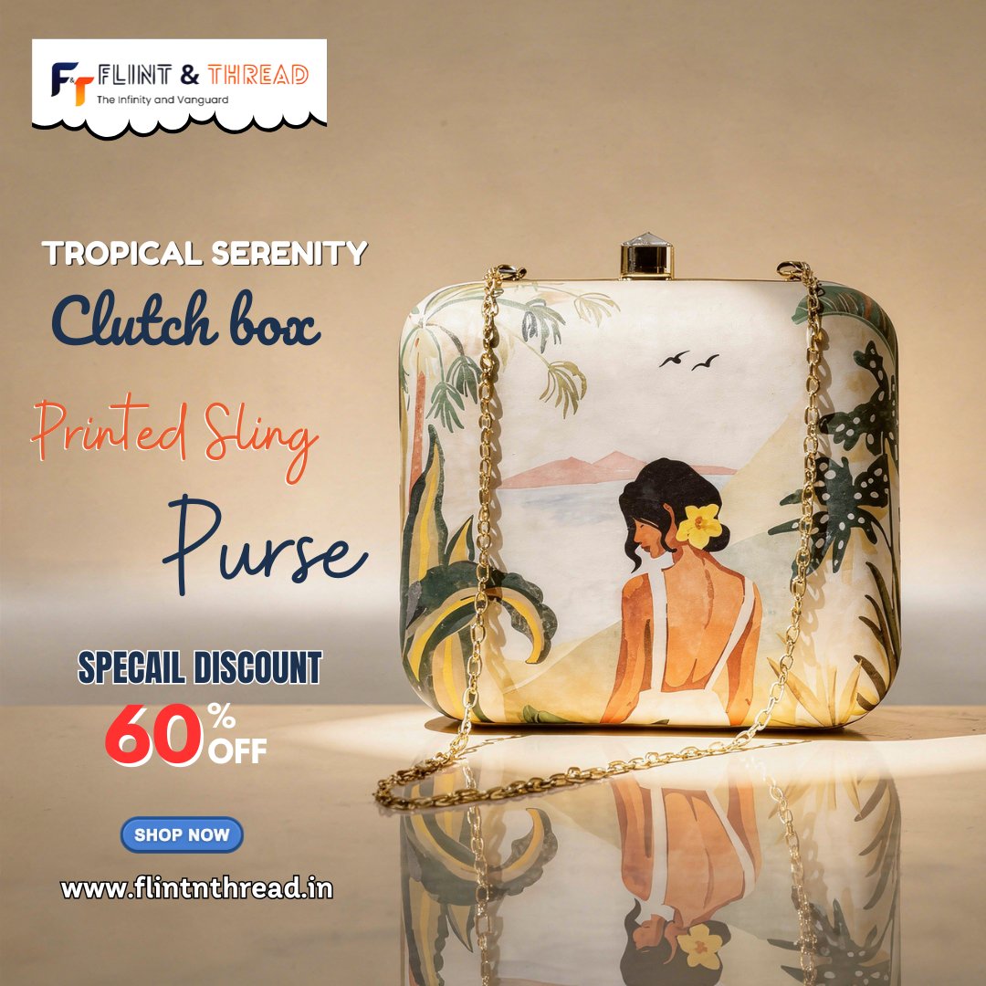 flintandthread's tweet image. 🌴✨ Where fashion meets tropical charm👜
💖 Special Discount – Up to 60% OFF
Because you deserve premium fashion at the best price.

🛍️ Shop today: flintnthread.in

#FlintAndThread #PrintedClutch #SlingBag  #FashionTrends #WomenAccessories #GlamLook #PartyAccessories