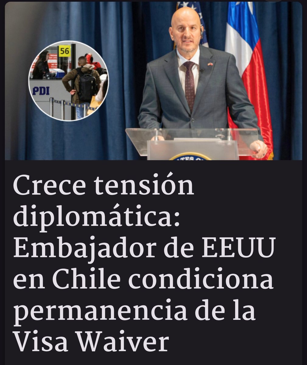 NoticiasPdG's tweet photo. Estados Unidos de Norte América amenaza a Chile advirtiendo la incapacidad del país para proteger datos.

Sin embargo no repara en que a diario aparecen filtraciones de su propio gobierno. https://t.co/XHI0jLRZcP