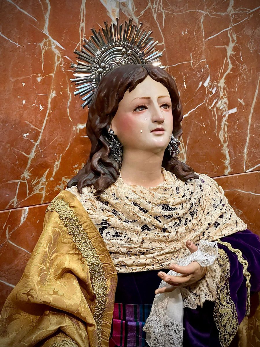 VeraCruzAznal's tweet photo. #ACTUALIDAD | Santa María Magdalena ataviada para este tiempo de Cuaresma. https://t.co/H9tsAwAjG5