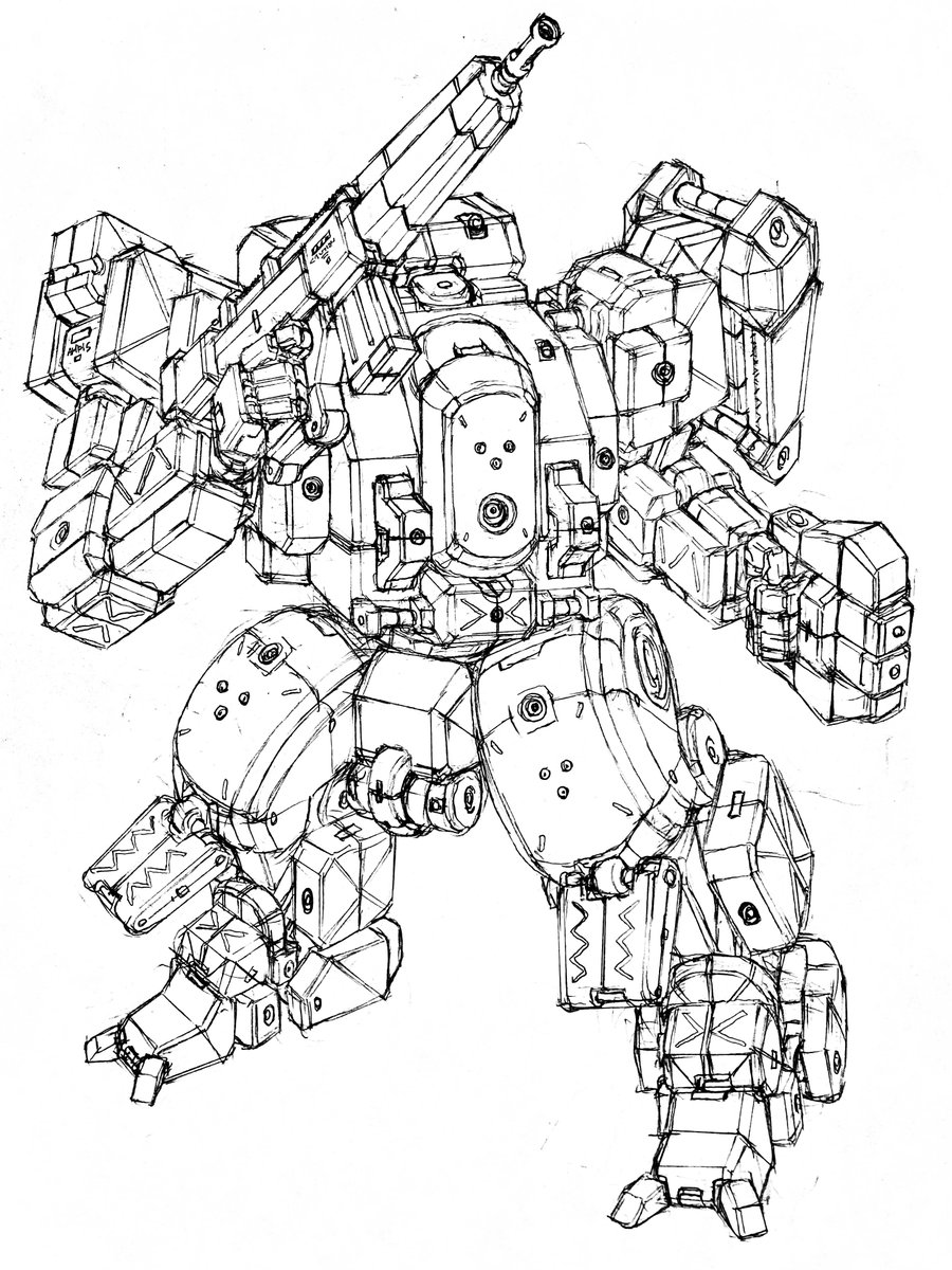 "FRONT MISSION" 31st anniversary🎉
気に入ってる過去絵の中からエルドスを。
