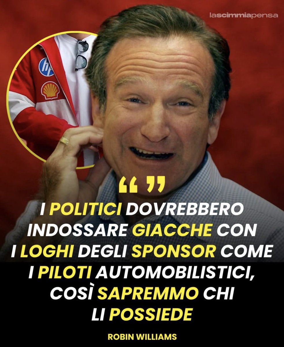 Ci manchi Robin Williams