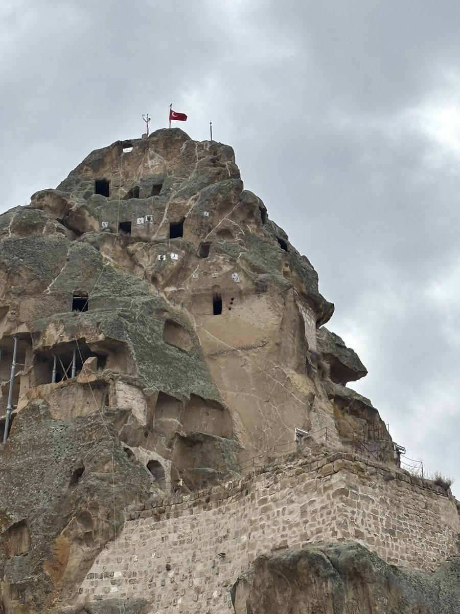 LyraPercy's tweet photo. In Cappadocia leading a study tour and pilgrimage for Hong Kong 🇭🇰 Anglican Church. Remarkable caves from the earliest Christian communities here, comprising convents and monasteries, and even some  seminaries. https://t.co/P3nIBXAr0n