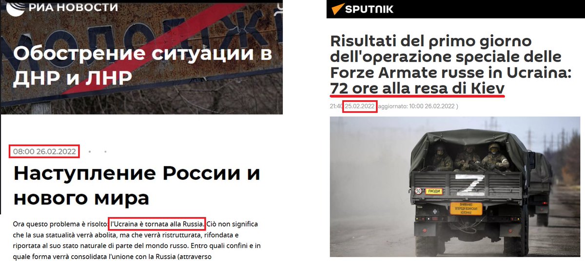 Scrotocefali nostrani:
"i 3 giorni sono un'invenzione dell'occidente!! 😡😭😭"

I russi: