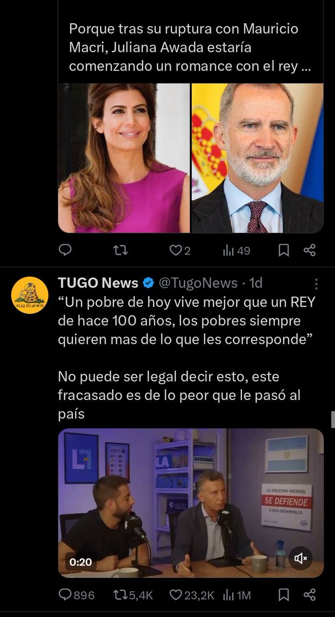 Ahora se entiende el odio al pobre que quiere ser Rey (abran la imagen)