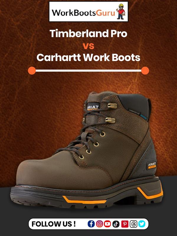 GuruBoots's tweet photo. Timberland Pro vs Carhartt 

More comfortable?
More durable?
Better steel toe protection?

Full breakdown  https://t.co/MwJtuw3ree

#WorkBoots #ConstructionLife #BlueCollar #SafetyGear #usa https://t.co/WsBwaznADH