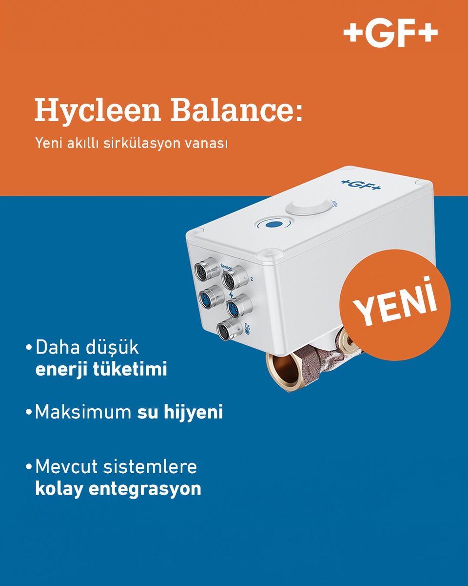 GF Hycleen Balance, dijital hassasiyetle hidrolik dengelemede yeni bir standart belirliyor.
Sıcak su sirkülasyon sistemlerinin verimli ve güvenli çalışması için kritik öneme sahip olan hidrolik dengeleme, Hycleen Balance ile artık dijital olarak optimize ediliyor. Gelişmiş