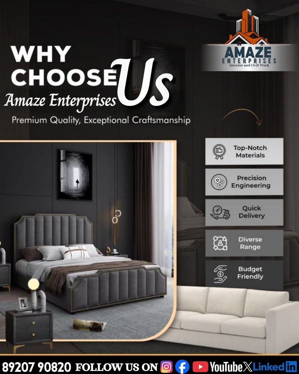 amazeenterpris's tweet image. deals!

8920790820

Email info@amazeenterprises.com

#AmazeEnterprises #AffordableQuality #BusinessSolutions #OnTimeDelivery #viralrpost