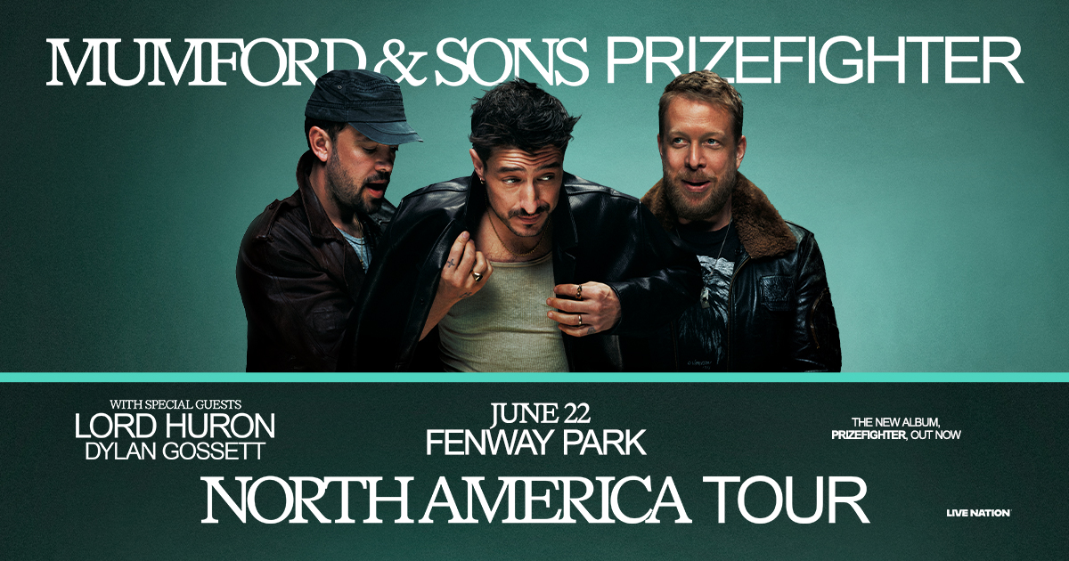 925theRiver's tweet photo. 🎶⚾ Mumford &amp; Sons + Lord Huron are coming to Fenway Park this June...wanna WIN TICKETS??

Hear “The Banjo Song” and more live from the stands on their 2026 Prizefighter tour! 🌆🎸

Enter by Sunday at midnight! 🎟️
https://t.co/JwBuK1sFzy https://t.co/YdO2PkKZK7