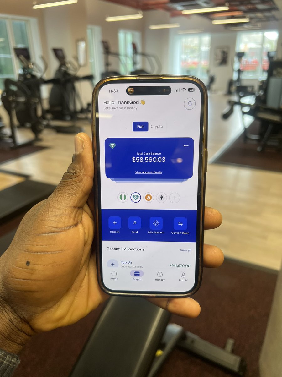 getultraapp's tweet photo. While you’re working on your body,
your money should be working too. 💸🔥
Save. Swap. Send. Convert.
All in one place. Ultra App. https://t.co/mBwXj7dZ9h
