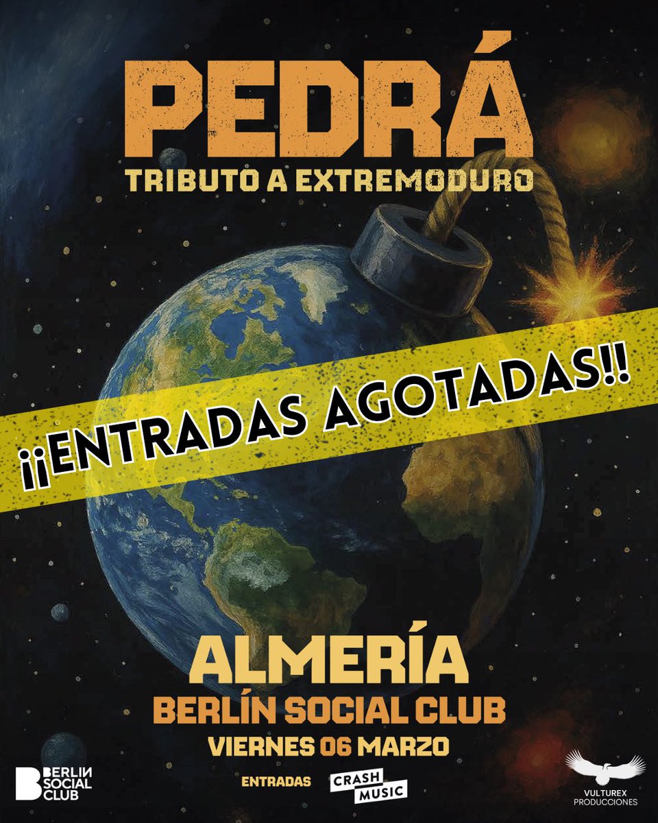 Pedrá (Tributo a Extremoduro) tweet media