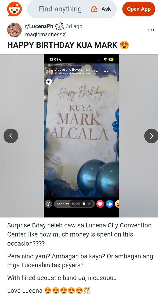 Hindi ko makita ang latest intervew kay Mark Alcala na "PEOPLE BECOMES" ang sagot niya..Hindi talaga sila eloquent &amp; smart ng gf niyang si Kathryn Bernardo. Totoo ba na 8years sa college si mayor? 

Hindi pa raw trapo si mayor kahit may birthday party sa Lucena Convention Center