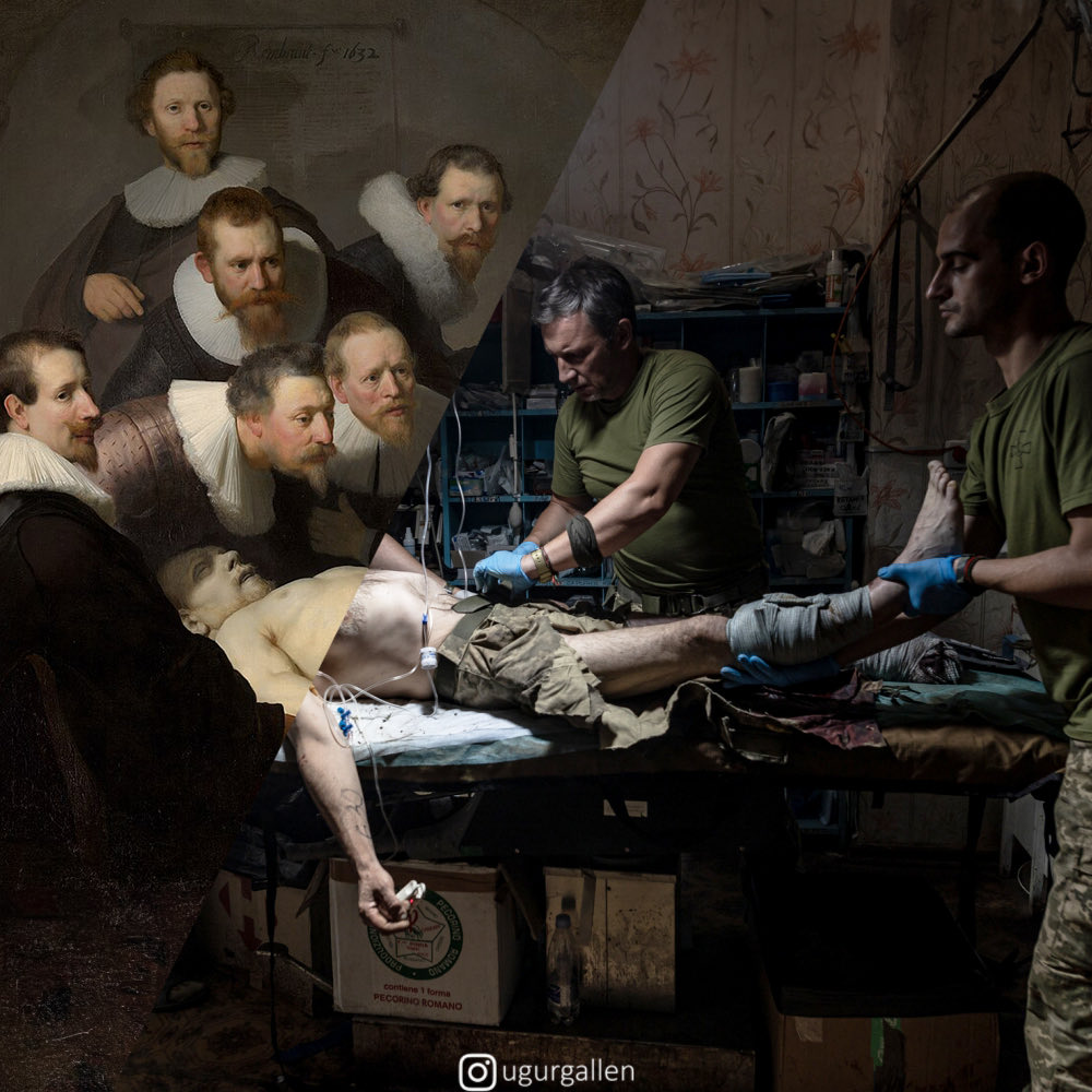 ugurgallen's tweet image. Today, February 24, marks four years since Russia's full-scale invasion of Ukraine in the war that has been lasting for twelve years.

#ParallelUniverses #Art #Collageart #Photojournalism #Journalism