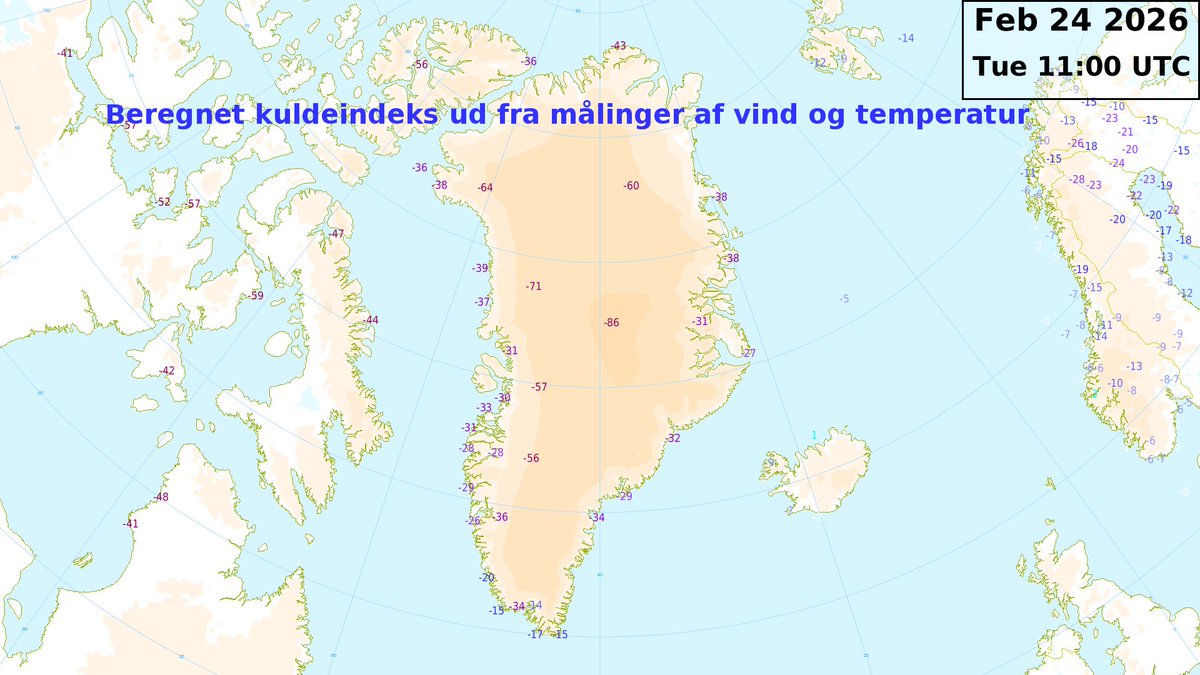 Extremer Windchill von -86°C auf Grönlands Inlandeis gemessen