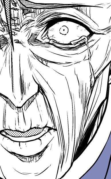 上手く描けたので奥さんに見せたらメッチャビビられたカット
元々自分は2枚目みたいな絵しか描かないから、こーいう1枚目みたいな絵は今のうちにめいっぱい楽しんでおきたい笑 