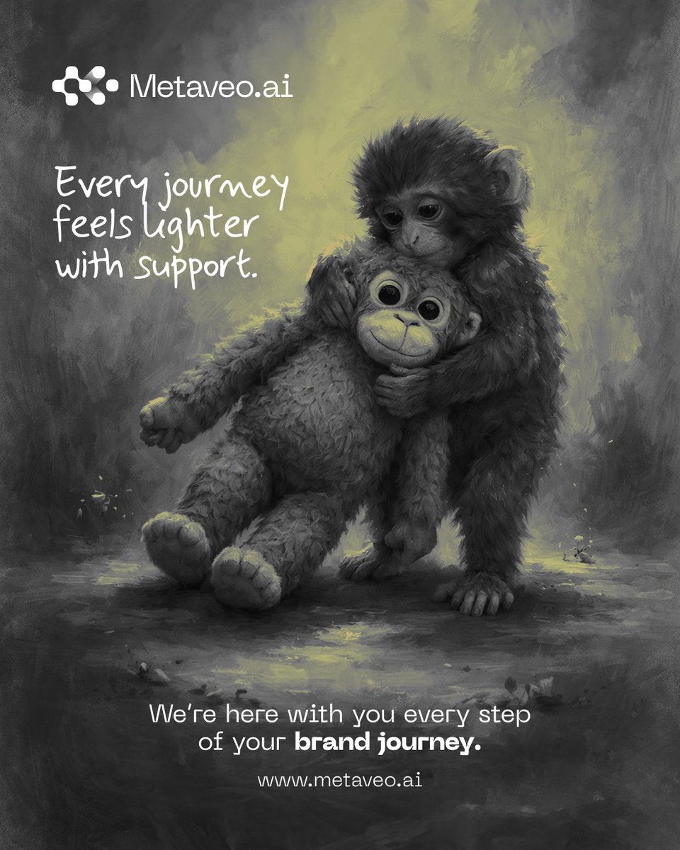 MetaveoAI's tweet photo. With the right support, the journey becomes easier.

Metaveo stands by your side through every stage of your brand’s growth.

🌐 https://t.co/D8rcXfWgBw

#BrandJourney #BusinessGrowth #Marketing #MetaveoAI #punch #punchthemonkey #viralmonkey https://t.co/JMAgJihsgI